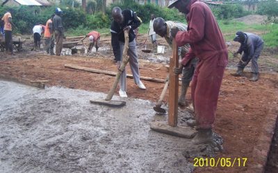 Day 7 –  House floor is poured